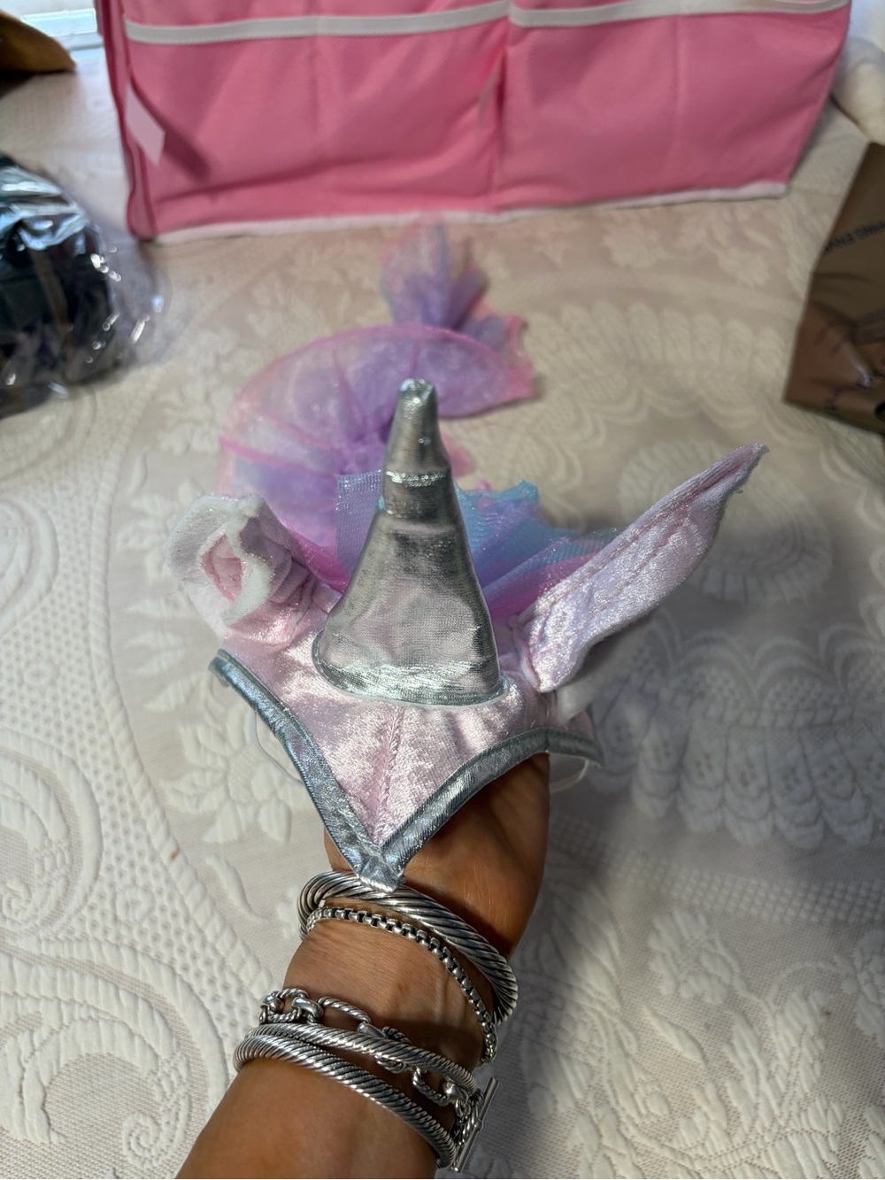Unbranded NWOT Unicorn Tulle Mane for dogs Pet Halloween COSTUME